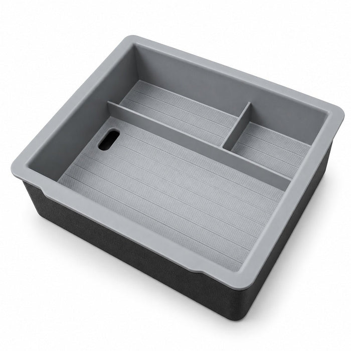 Double-Layer Center Armrest Storage Box for Model 3 Highland/Y Juniper | 3 Colors - Tesery Official Store