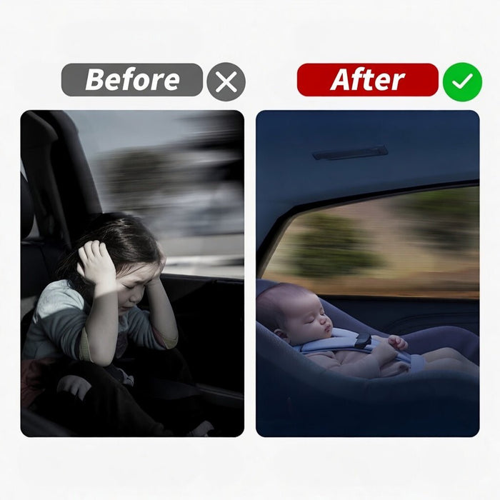 Dual - Channel Soundproofing Seal Strip Noise Reduction for Tesla Model Y & Model 3 (2026) - Tesery Official Store