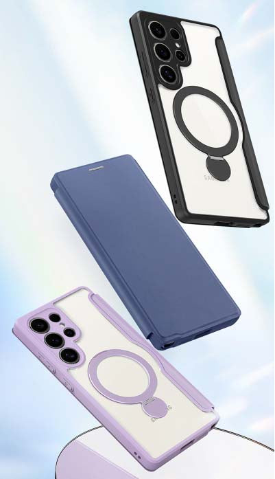 DUX DUCIS SAMSUNG Galaxy S25 Series | SKIN X Pro Magnetic Stand Leather Case