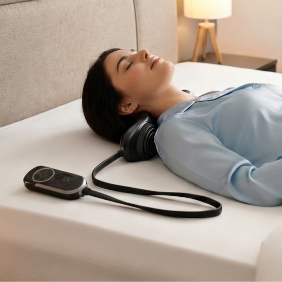 **Early Bird Exclusive Offer** NeuZen Dynamic Traction Cervical Spine Massager, Deep Neck and Shoulder Air Pressure Massage Pillow with Constant Heat