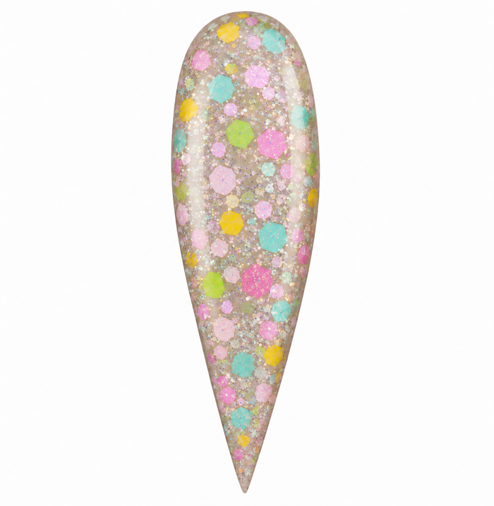 Easter Pastel Glitter Acrylic Nail Powder – Peep This | Drip Lab
