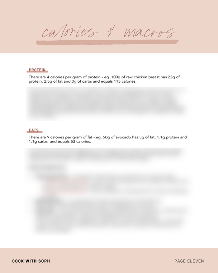 eBook Bundle | Cook with Soph & Cardio with Soph