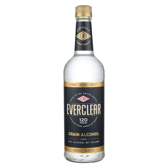 Everclear Grain Alcohol 120 Proof Liqueur -750ml