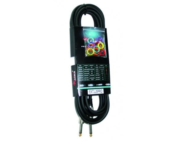 EXTREME CAVO JACK MONO 1/4" 6.3mm - JACK MONO 1/4" 6.3 mm 5 MT - TechSoundSystem.com