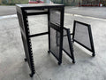 EXTREME ST10BS CARRELLO ARMADIO PORTARACK 24U DOPPIA INCLINAZIONE UNITA' RACK CON 4 RUOTE MODULARE 3 PEZZI - TechSoundSystem.com