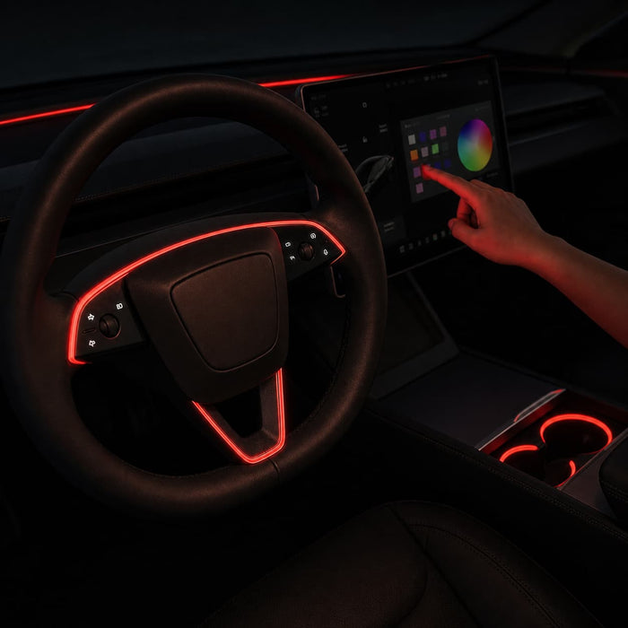 Factory-Sync RGB Ambient Light Kit for Model 3 Highland/ Y Juniper/ YL - Tesery Official Store