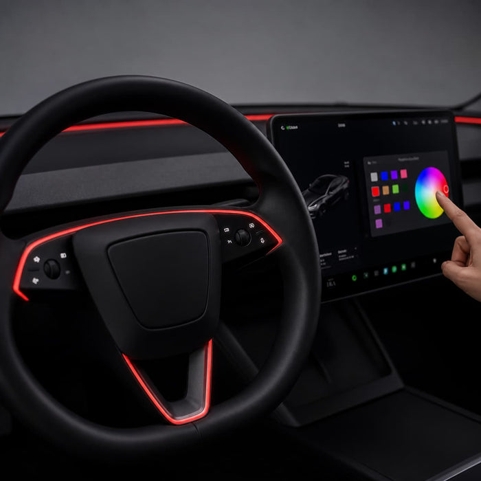 Factory-Sync RGB Ambient Light Kit for Model 3 Highland/ Y Juniper/ YL - Tesery Official Store