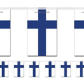 Finland Flag Bunting - 2.4m