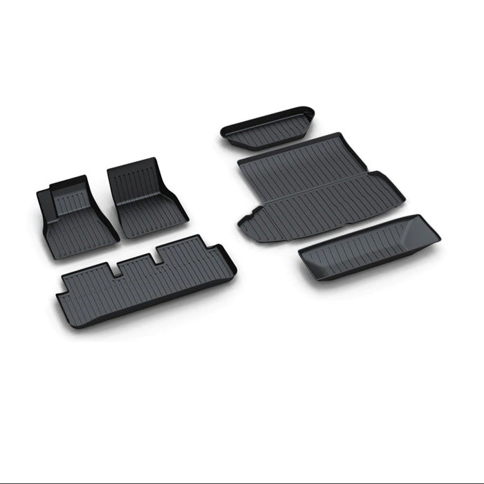 Floor Mat for Five Seater Tesla Model S 2021-2023 [Left rudder] - Tesery Official Store
