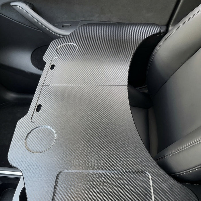 Carbon Fiber Pattern Foldable Working Tray Table for Model 3 Highland & Model Y Juniper | ABS - Tesery Official Store