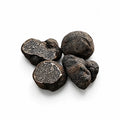 Four fresh Tuber macrosporum Smooth Black Truffles selected for A Grade culinary use