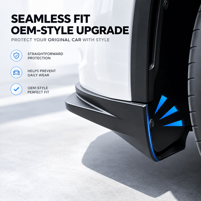 Front Bumper Corner Guards for Tesla Model Y Juniper / Model YL (2-Piece) | ABS - Tesery Official Store