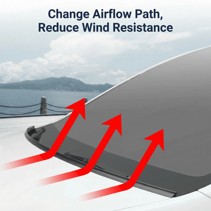 Front Hood Seal & Wind Deflector for Model 3/ Y/ S/ X - TPE Frunk Weather Stripping - Tesery Official Store