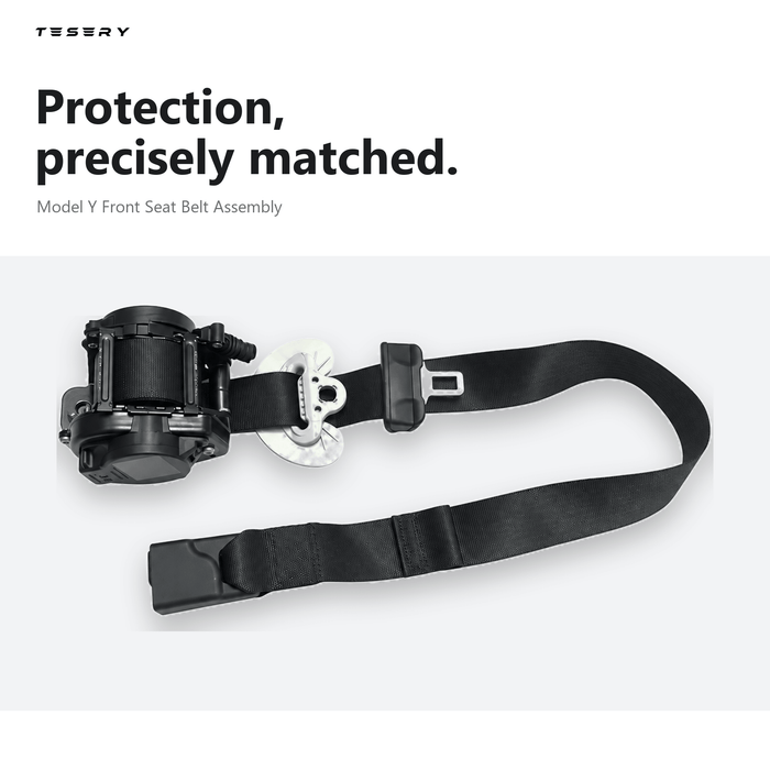 Front Seat Belt Assembly for Model Y (1493802-C1-D / 1493803-C1-D) - Tesery Official Store