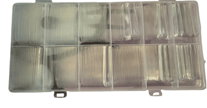 Full Cover Tapered Square 3 XL No C-Curve Tips Nail Products