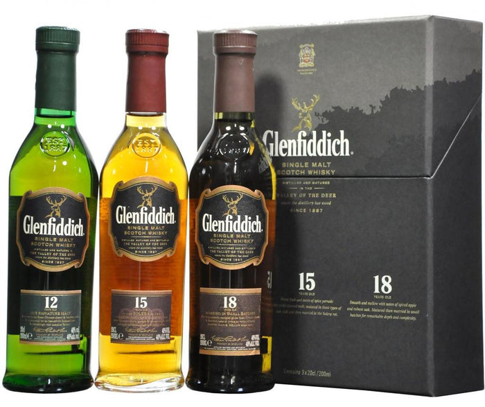 Glenfiddich  Scotch 3x200ML