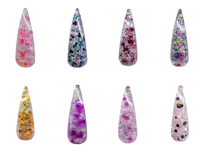 Nail Builder Gel Glitter Collection
