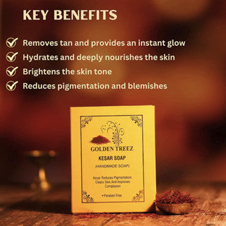 Golden Treez Natural Organic Bath Soap Bar - Moisturizing, Soothing, Aromatic Bar Soap