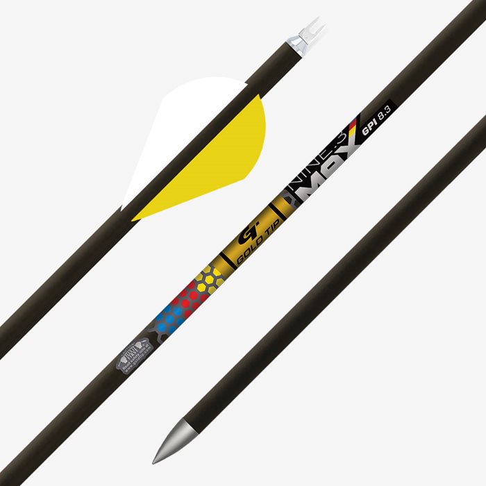 GOLDTIP NINE.3 MAX ARROW ประกอบเสร็จ 12 ลูก (12PK)