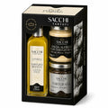 Gourmet Trio gift box containing Tartufata, white truffle Alfredo sauce and white truffle-flavoured olive oil