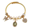 Green Saint Charm Bracelet