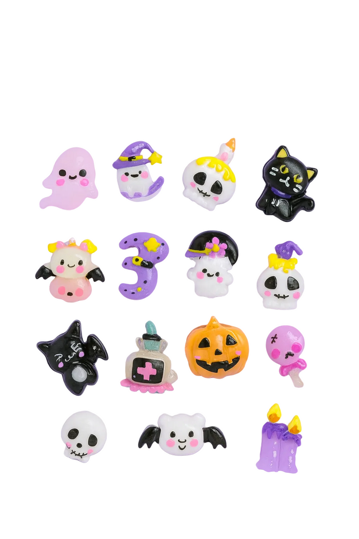 🕷️ Spooky Baddie Halloween Nail Charms 🖤🎃