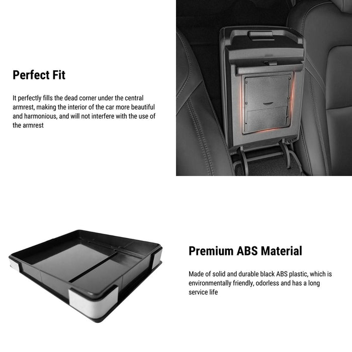 Center Console Organizer Armrest Hidden Storage Box for Tesla Model 3 / Y 2017-2024 - Tesery Official Store