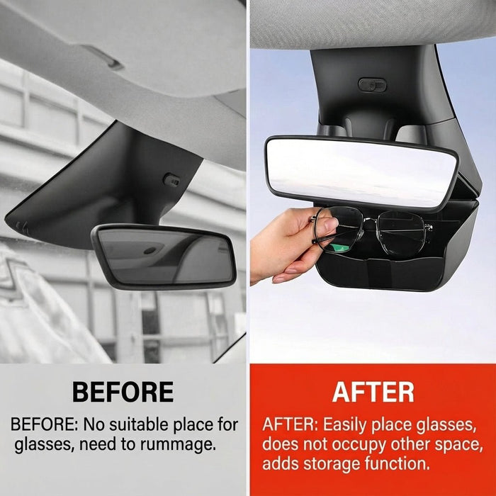 Hidden Sunglass Storage for Model Y Juniper 2025+| Flocked ABS Storage Box - Tesery Official Store