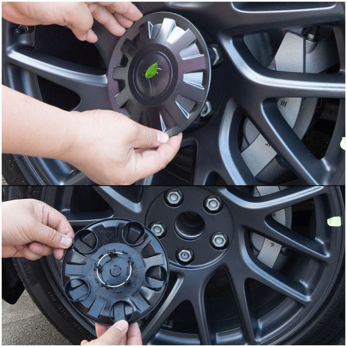 Hub Center Caps for Tesla Model 3 Highland (2024+) 18’’ Photon Wheels – Threaded Style | Tesery - Tesery Official Store