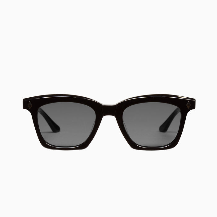 Gloss Black w. Silver Metal Trim / Black Lens
