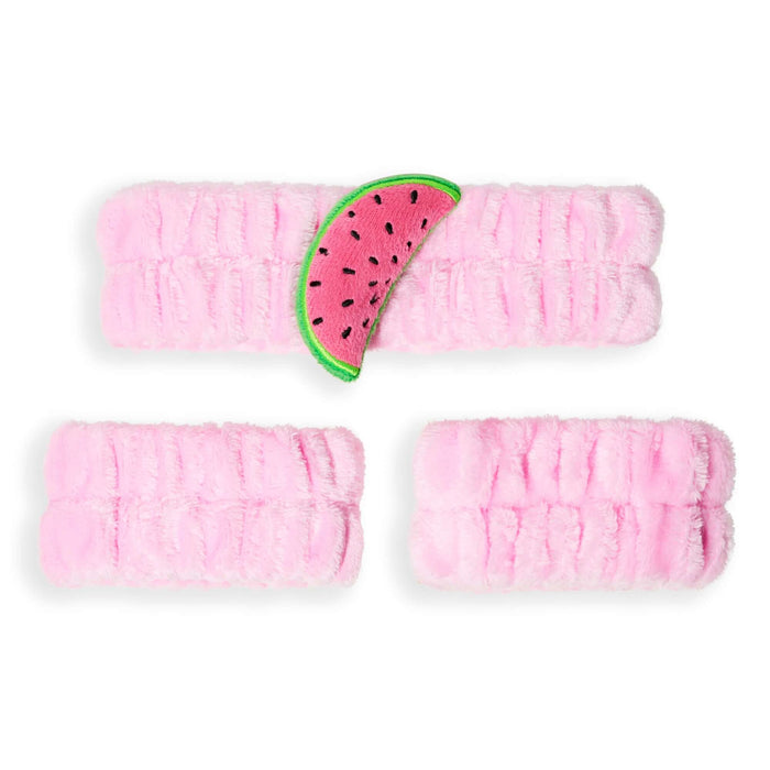 I Heart Revolution Fruity Face Headband and Anti Drip Wristbands