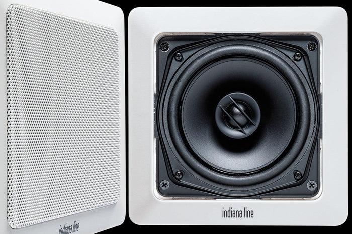 Indiana Line SQ 250 Diffusori da incasso 60 watt (Coppia) SQ250 2 vie da incasso, woofer 130 mm - TechSoundSystem.com