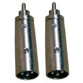 KARMA CA 8235 Coppia adattatori audio XLR m/RCA m - TechSoundSystem.com