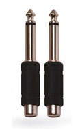 KARMA CA 8245 Coppia adattatori audio Jack 6,3mm mono/ RCA femmina - TechSoundSystem.com