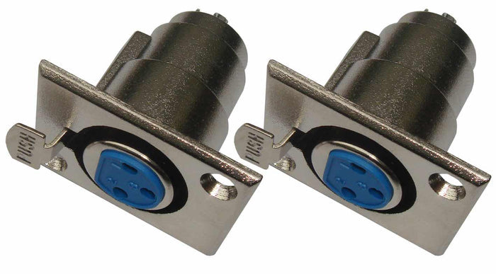 KARMA CA 8247 Coppia prese XLR f da incasso - TechSoundSystem.com