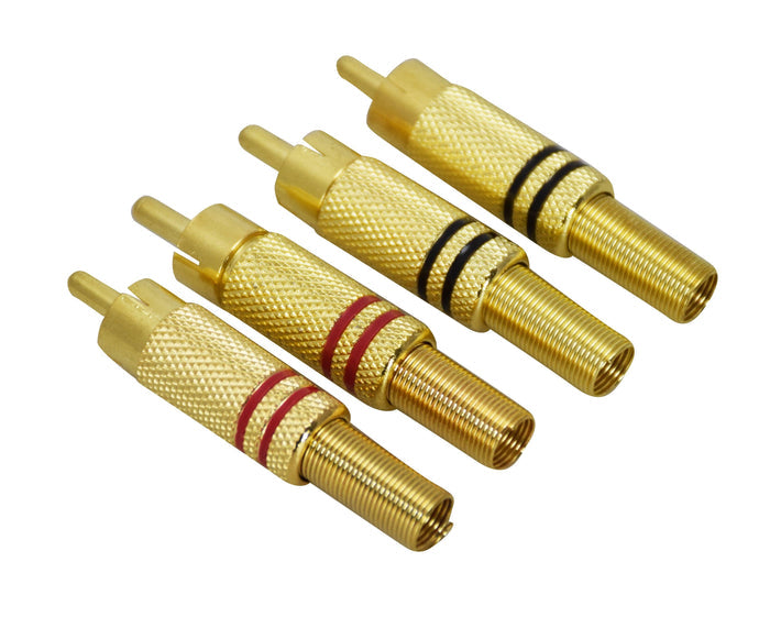 KARMA CA 8268 4 connettori RCA maschio - TechSoundSystem.com