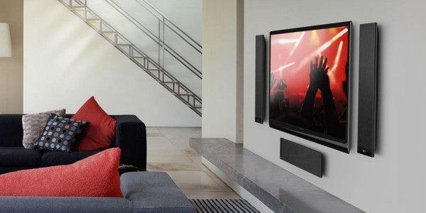KEF T101C BLACK Diffusore centrale da parete o scaffale 2 vie ULTRASOTTILE 100W - TechSoundSystem.com