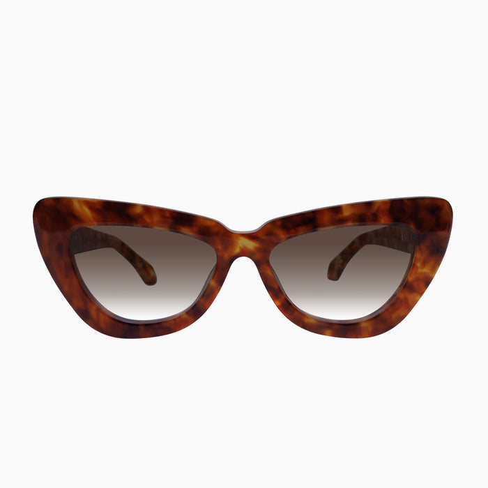 Maple Tort w. Gold Metal / Brown Gradient Lens