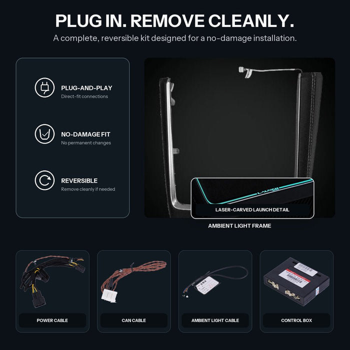 Laser-Carved Ambient Light for Model Y Juniper / YL Wireless Charging Port | TESERY - Tesery Official Store