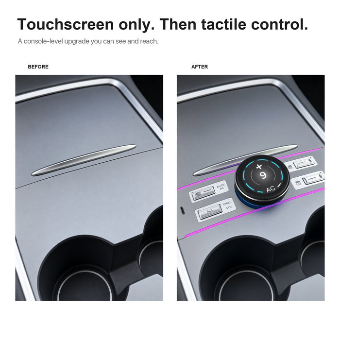 LCD Rotary Control Dock for Tesla Model 3 & Model Y - Tesery Official Store