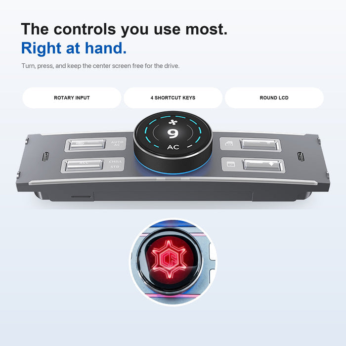 LCD Rotary Control Dock for Tesla Model 3 & Model Y - Tesery Official Store
