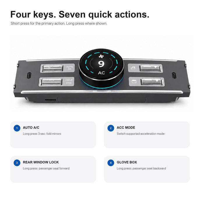 LCD Rotary Control Dock for Tesla Model 3 & Model Y - Tesery Official Store