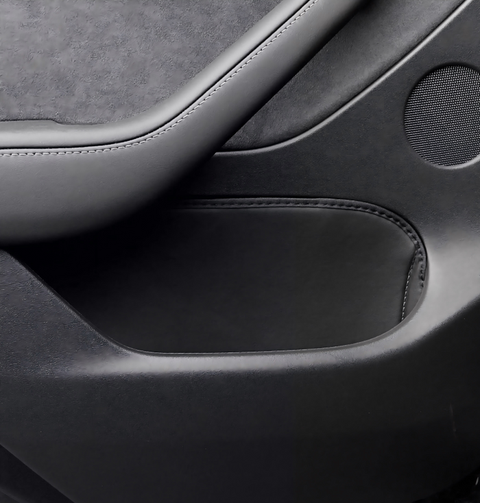 Leather Door Slot Storage Protective Pad for Tesla Model Y