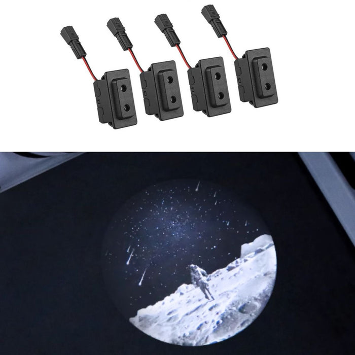 LED Courtesy Door Projector Puddle Lights for Tesla Model 3 / Y - Tesery Official Store