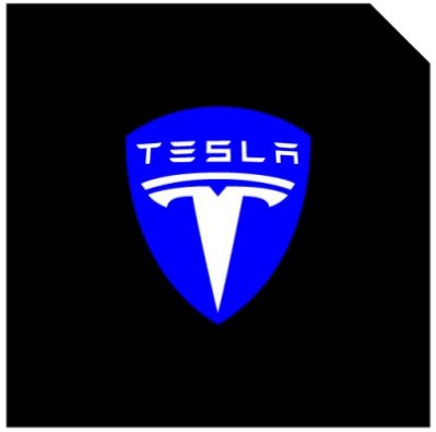 Front Doors 2pcs / Shield Logo on Blue Background