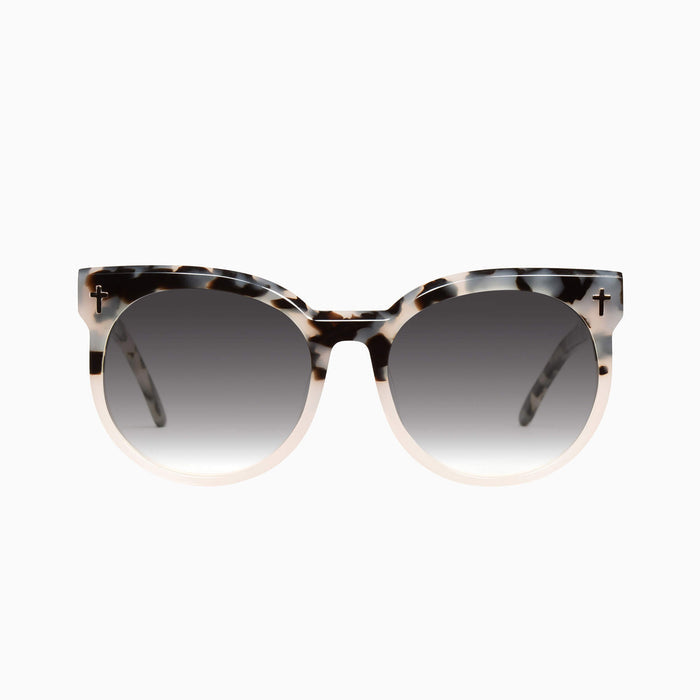 Baby Pink Tort to Baby Pink / Black Gradient Lens