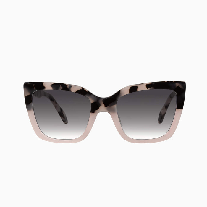 Baby Pink Tort to Baby Pink / Black Gradient Lens