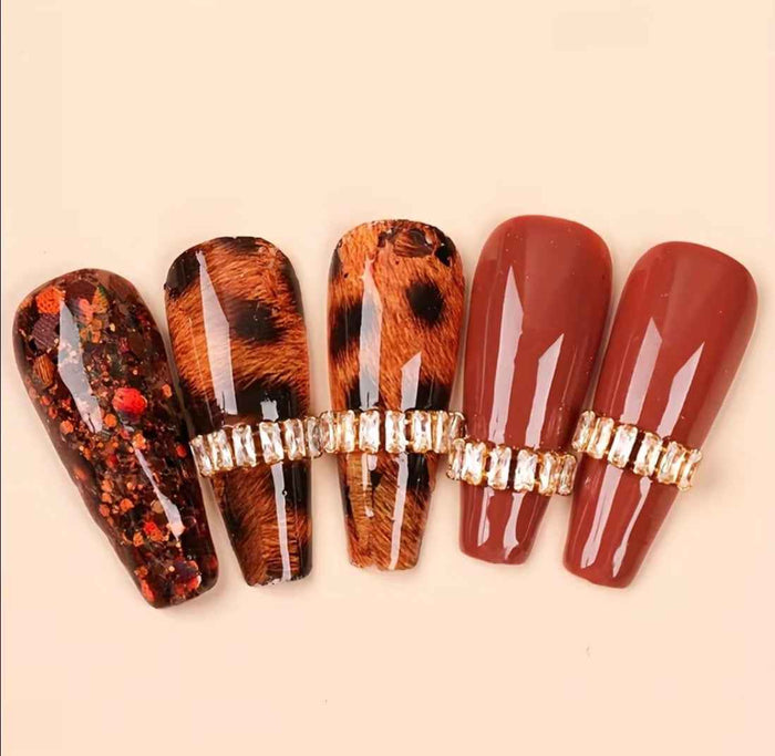 Leopard & Cheetah Nail Transfer Foils