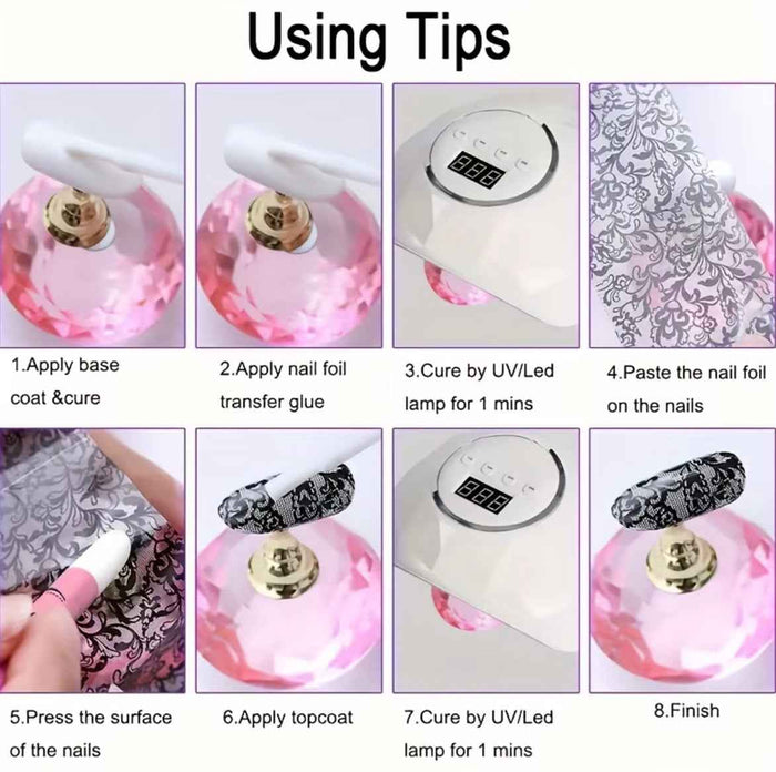 Leopard & Cheetah Nail Transfer Foils