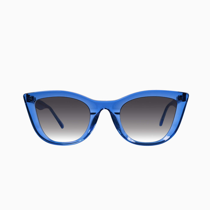 Transparent Blue / Black Gradient Lens